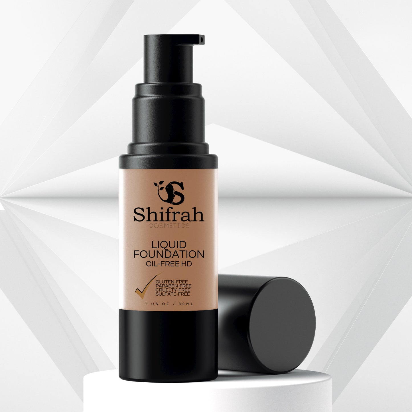 paraben-free oil-free liquid foundation concealer caramel, miami, florida